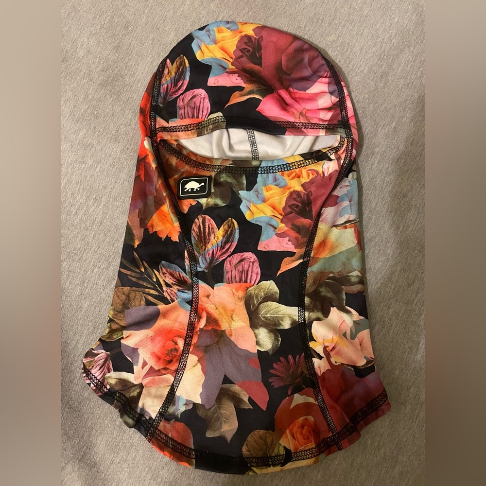 Turtle Fur Floral Balaclava